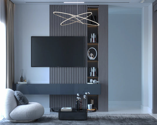 Space-Saving Transmitter Shelves for Flat Screens