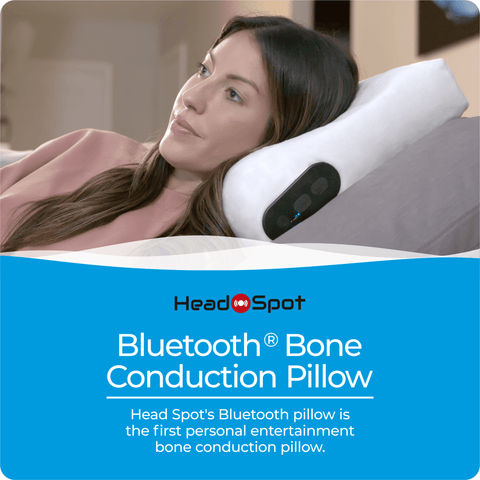 Experience restful sleep with our white noise Bluetooth sound pillow