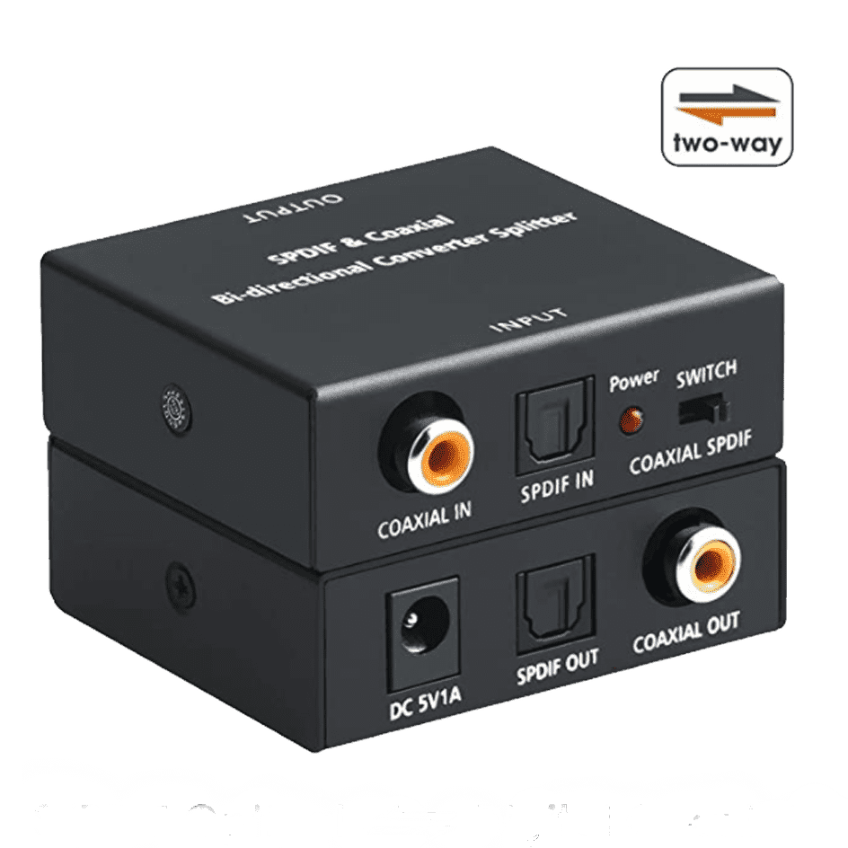 Coax-to-Optical Digital Audio Converter