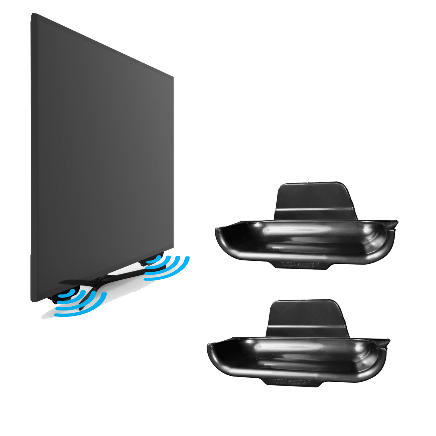 TurboScoops® TV Sound Reflectors - Kare
